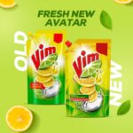 Vim Dishwashing Liquid Gel – Powerful Grease Cleaner, 200 ml