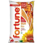 Fortune Sunflower Oil 1L – Light, Healthy & Pure Cooking Oil | फॉर्च्युन सूर्यफूल तेल