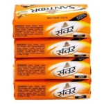 Santoor Sandal & Turmeric Soap – Pack of 4 | Glowing, Youthful Skin